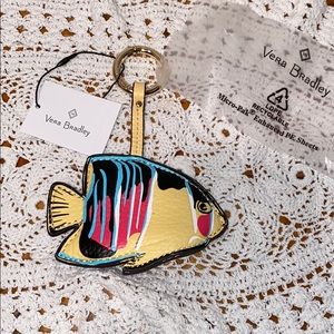 Vera Bradley Cuban Fish Somethings Fishy Bag Charm